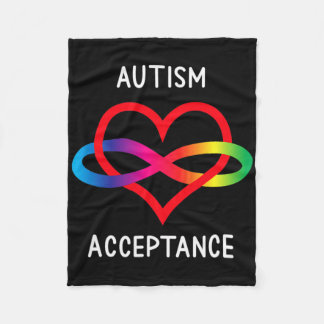Symbol für die Akzeptanz von Autismus Pro für Neur Fleecedecke