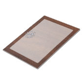 Symbol für die Ankerstars der nautischen Yacht Notizblock (angewinkelt)