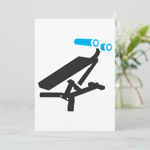 Symbol für die Ausrüstung von Sporthallen Einladung