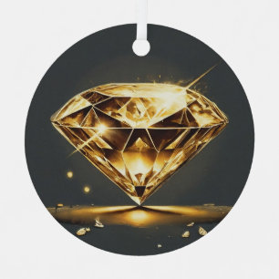 Symbol für die Diamant-Liebe Ornament Aus Metall