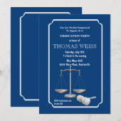 Symbol für die Einladung des Abschlusses der Justi (Vorne/Hinten)