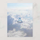 Symbol für die Elementluft Postkarte (Vorderseite)