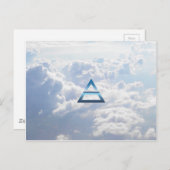 Symbol für die Elementluft Postkarte (Vorne/Hinten)