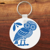 Symbol für die Eule bi für die Stadt Athen Schlüsselanhänger (Vorderseite)