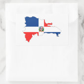 Symbol für die Flagge der Republik Domina Rechteckiger Aufkleber (Tasche)