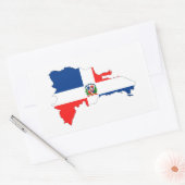 Symbol für die Flagge der Republik Domina Rechteckiger Aufkleber (Umschlag)