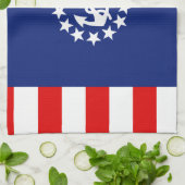 Symbol für die Flagge eines amerikanischen Schiffe Handtuch (Gefaltet)