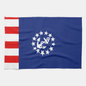 Symbol für die Flagge eines amerikanischen Schiffe Handtuch (Horizontal)