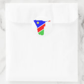 Symbol für die Flagge eines Landes Runder Aufkleber (Tasche)
