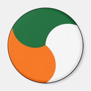 Symbol für die Flagge Irlands - Militärarmee Magnet