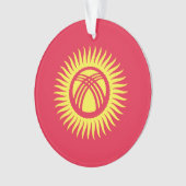 Symbol für die Flagge Kirgisistans Ornament (Vorderseite)