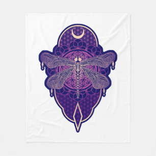 Symbol für die geometrische Blume der Mandala Life Fleecedecke
