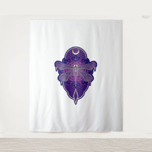 Symbol für die geometrische Blume der Mandala Life Wandteppich