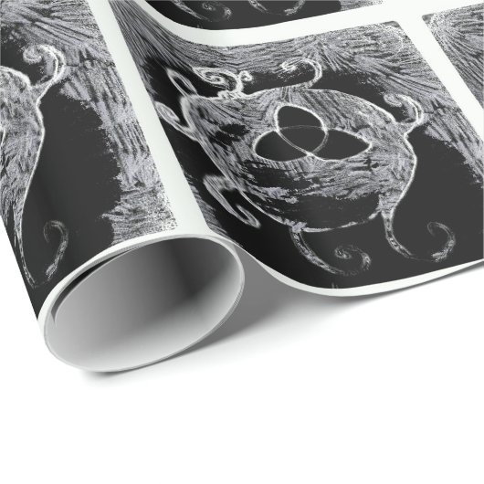 Symbol für die Hexen Geschenkpapier (Rolleneckpunkt)