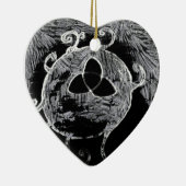 Symbol für die Hexen Keramikornament (Rechts)