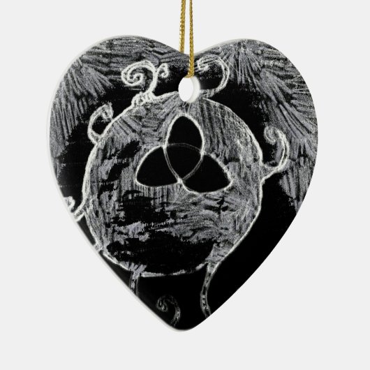 Symbol für die Hexen Keramikornament (Rechts)