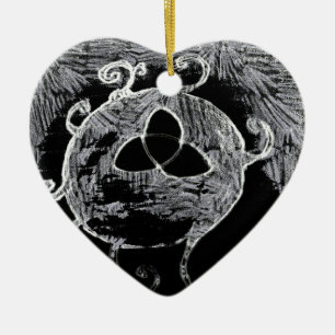 Symbol für die Hexen Keramikornament