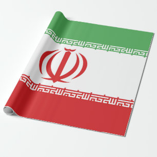 Symbol für die iranische Flagge Geschenkpapier