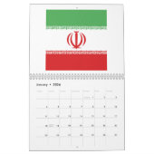 Symbol für die iranische Flagge Kalender (Jan 2026)
