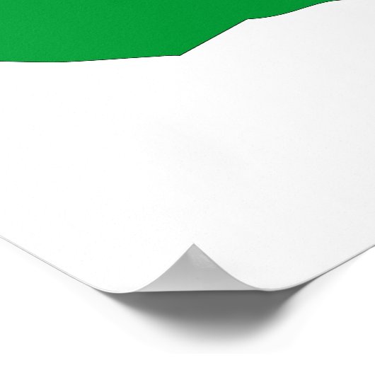 Symbol für die Länderflagge in Sambia Poster (Ecke)