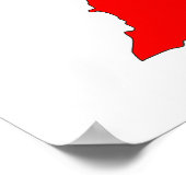 Symbol für die Länderflagge Poster (Ecke)