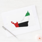 Symbol für die Länderflagge Rechteckiger Aufkleber (Umschlag)