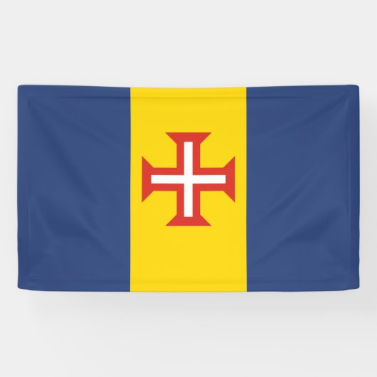 Symbol für die portugiesische Provinz Madeira Banner (Horizontal)