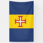 Symbol für die portugiesische Provinz Madeira Banner (Vertikal)