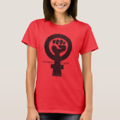 Symbol für die Rechte der Frau T-Shirt (Vorderseite)