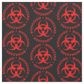 Symbol für die rote und die schwarze Biogefährdung Stoff (Nahaufnahme)