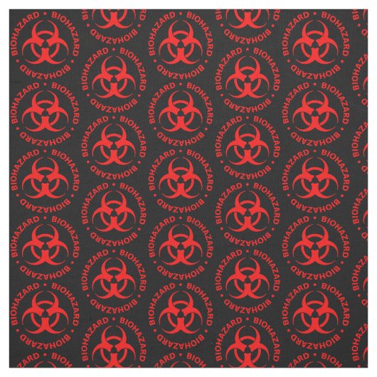 Symbol für die rote und die schwarze Biogefährdung Stoff (Muster)