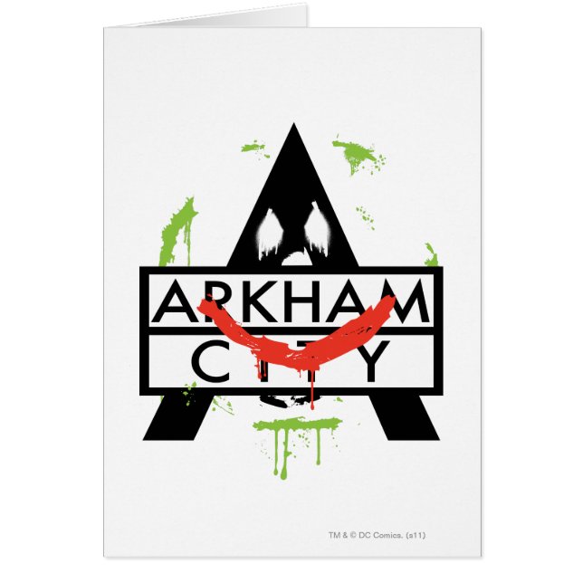Symbol für die Stadt Arkham mit Joker 2 (Vorne)