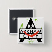 Symbol für die Stadt Arkham mit Joker 2 Button (Vorne & Hinten)