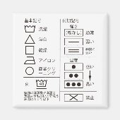 Symbol für die Warnanzeige Magnet (Vorne)