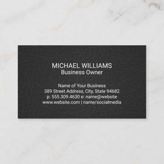 Symbol für echte Anwesen-Logos Visitenkarte (Rückseite)