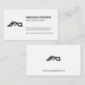 Symbol für echtes Anwesen Agent Terminkarte (Vorne/Hinten)