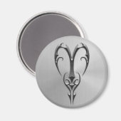 Symbol für Edelstahlreifen Magnet (Vorderseite/Rückseite)