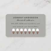 Symbol für Eiskrempel / Variation / Lochkarte Treuekarte (Rückseite)