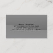 Symbol für elektrische Steckdose | Elektriker Visitenkarte (Rückseite)