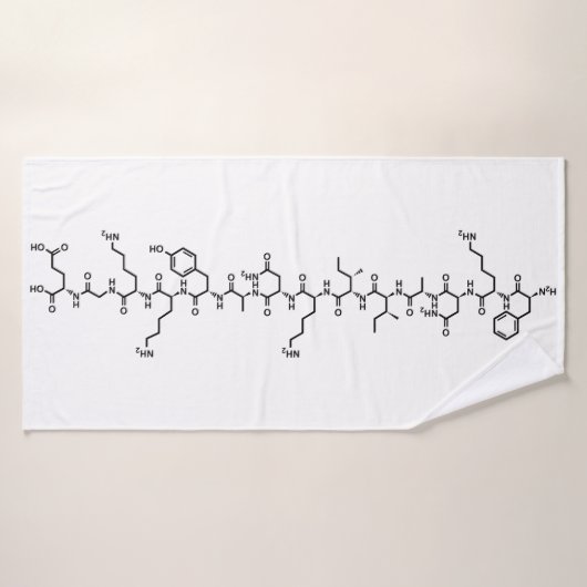Symbol für Endhormon-Chemie Badehandtuch (Badehandtuch)