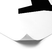 Symbol für Flugzeug Poster (Ecke)