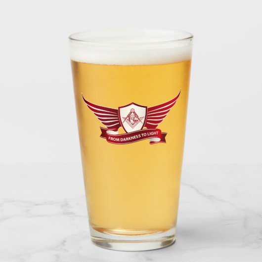 Symbol für Freimaurerei und Schild Glas (Vorne (Gefüllt))