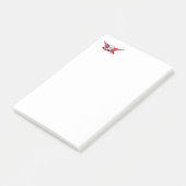 Symbol für Freimaurerei und Schild Post-it Klebezettel (angewinkelt)