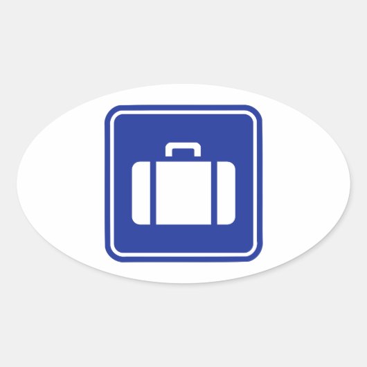 Symbol für Gehäuse Ovaler Aufkleber (Vorderseite)