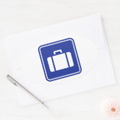 Symbol für Gehäuse Ovaler Aufkleber (Umschlag)