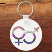 Symbol für Geschlechtsflüssigkeiten in den Farben  Schlüsselanhänger (Vorderseite)