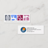 Symbol für Großbauleistungen Mini Visitenkarte (Vorne/Hinten)