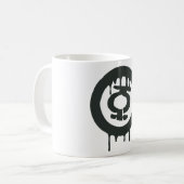 Symbol für grüne Lantern Kaffeetasse (Vorderseite Links)
