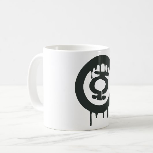 Symbol für grüne Lantern Kaffeetasse (Vorderseite Links)