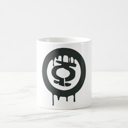 Symbol für grüne Lantern Kaffeetasse (Mittel)